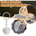 Porte-clés coeur pour la fête des mères gris look fashion 