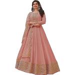 Salwars rose bonbon imprimé Indien Taille L look fashion pour femme 