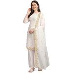 Salwars blancs imprimé Indien Taille M look fashion pour femme 