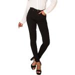 Jeans slim noirs stretch Taille L look fashion pour femme 