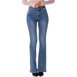 Jeans taille haute bleus délavés Taille XXL tall look fashion pour femme 