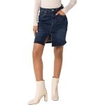 Minijupes en jean bleus foncé Taille XL look fashion pour femme en promo 