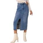 Minijupes en jean bleues Taille XS look fashion pour femme en promo 