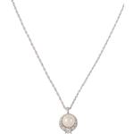 Pendentifs perle Nina Ricci Nina argentés en cristal à perles seconde main pour femme 