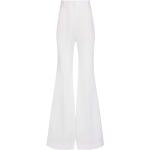 Pantalons taille haute Nina Ricci Nina blancs en viscose Taille XL W42 pour femme en promo 