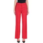 Pantalons taille haute Nina Ricci Nina rouges en laine Taille XS pour femme 
