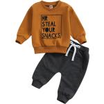 Sweatshirts marron en fibre synthétique Taille 3 mois look fashion pour garçon de la boutique en ligne joom.com/fr 