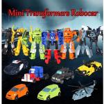 Enfants Mini Optimus Prime Bumblebee transformateurs Robot jouets enfant Megatron cliquet Mirage transformateur