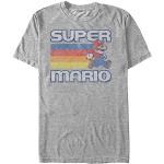 T-shirts à motif USA à manches courtes Nintendo Mario à manches courtes Taille XL classiques pour homme 