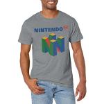 T-shirts fashion à logo à motif USA Nintendo Mario Kart lavable en machine à manches courtes Taille XL look sportif pour homme 