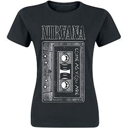 Nirvana As You are Tape Femme T-Shirt Manches Cour