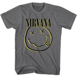 Nirvana Inverse Smile Grey Tee T-shirt unisexe
