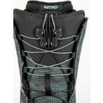 Boots de snowboard Nitro argentées souples à laçage BOA Pointure 26,5 en promo 
