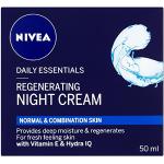 Crèmes de nuit Nivea d'origine allemande vitamine E pour le visage hydratantes pour peaux normales 