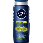 nivea - ENERGY - Gel douche 3en1 visage corps&cheveux Shampoing homme grand format 500 ml