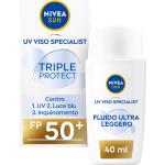 Crèmes solaires Nivea d'origine allemande à l'acide hyaluronique 40 ml pour le visage pour peaux normales 
