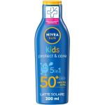 Crèmes solaires Nivea d'origine allemande à la glycérine anti allergique 200 ml texture lait pour enfant 