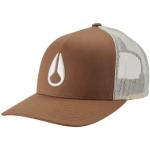 NIXON Iconed Trucker Hat - Brown/Off White