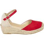 Sandales à talons rouges en jute Pointure 40 look casual pour femme 