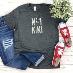 No1 Kiki Shirt, Best Ever, Annonce De Grossesse, Cadeaux Grand-Mère, Révélation Grossesse Des Grands-Parents, Bébé