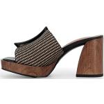 Sandales Noa Harmon noires en cuir Pointure 39 look fashion pour femme 