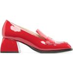 Chaussures casual NODALETO rouges en cuir de veau à bouts carrés Pointure 39 look casual pour femme 