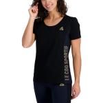 T-shirts Le Coq sportif noirs à manches courtes à manches courtes Taille M classiques pour femme en promo 