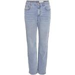 Jeans droits Noisy May bleus en viscose W27 look fashion pour femme 