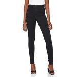 NOISY MAY Nmella Super Hw Jeans Gu304 Noos Slim Femme , Noir (Black), 32 XL