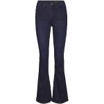 Jeans flare Noisy May bleues foncé en viscose Taille L W31 look fashion pour femme 