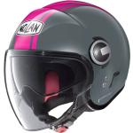 Casques de moto rose fushia en promo 