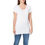 Noppies Tee SS V Neck Rome T-Shirt de Maternité, Blanc (Optical White P175), 38 (Taille Fabricant: Small) Femme