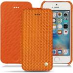 Coques & housses iPhone SE Noreve orange en cuir 