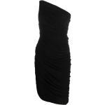 Norma Kamali robe Diana à design asymétrique à une épaule - Noir