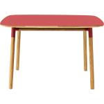 Tables de salle à manger design Normann Copenhagen rouges modernes 