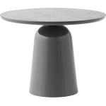 Normann Copenhagen Table d'appoint réglable en hauteur Turn gris structure acier peint par poudrage