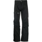 Pantalons Norrona noirs en gore tex à imprimés imperméables coupe-vents coupe regular pour homme en promo 