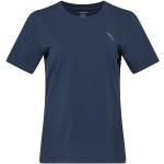 T-shirts Norrona bleu indigo en coton avec broderie Taille L look fashion pour femme 