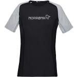 Maillots de cyclisme Norrona noirs en polyester à manches courtes Taille XS pour femme 