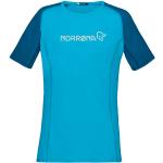 Norrøna - Women's Fjørå Equaliser Lightweight T-Shirt - Maillot de cyclisme - XS - mykonos blue / aquarius