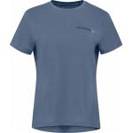 T-shirts Norrona bleu indigo à manches courtes éco-responsable à manches courtes Taille S look fashion pour femme 