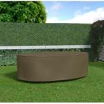 Housse de protection en polyester pour table ovale - 230 x 130 x 70 cm - 90m/g2 - Nortene