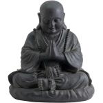 Nortene - Statue décorative happy buddha en fibre de verre et argile - 53 cm