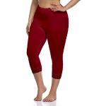 Leggings en dentelle rouges en dentelle Taille 3 XL look fashion pour femme 