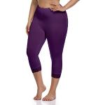 Leggings en dentelle violet foncé en dentelle Taille 4 XL look fashion pour femme 