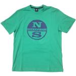 NORTH SAILS S/S T-Shirt W/Graphique Homme, vert, Large