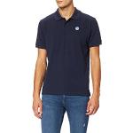 NORTH SAILS SS Polo W/Logo, Navy Blue, XL Homme