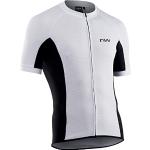 Maillots de cyclisme NorthWave blancs en fil filet respirants Taille S look fashion pour homme 