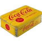Nostalgic-Art Boîte de Conservation rétro Plat, Coca-Cola – Logo – Idée de Cadeau pour Fans de Coke, Récipient avec Couvercle, Design Vintage, 2,5 l