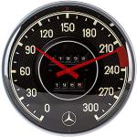 Horloges silencieuses en verre à motif voitures Mercedes Benz 